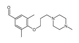 3,5-dimethyl-4-[3-(4-methylpiperazin-1-yl)propoxy]benzaldehyde结构式