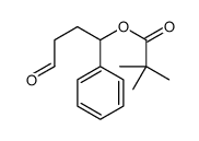 (4-oxo-1-phenylbutyl) 2,2-dimethylpropanoate结构式