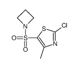 5-(azetidin-1-ylsulfonyl)-2-chloro-4-methyl-1,3-thiazole结构式