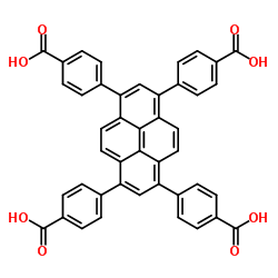 1,3,6,8-Tetra(4-carboxyphenyl)pyrene Structure
