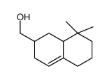 1,2,3,5,6,7,8,8a-octahydro-8,8-dimethylnaphthalene-2-methanol Structure