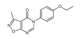 5-(4-ethoxyphenyl)-3-methyl-[1,2]oxazolo[5,4-d]pyrimidin-4-one Structure