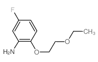 2-(2-Ethoxyethoxy)-5-fluoroaniline结构式