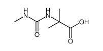 Alanine, 2-methyl-N-[(methylamino)carbonyl]结构式