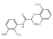 N-(3-Amino-2-methylphenyl)-2-(2,6-dimethylphenoxy) propanamide结构式