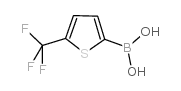(5-(Trifluoromethyl)thiophen-2-yl)boronic acid Structure