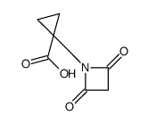 1-(2,4-dioxoazetidin-1-yl)cyclopropane-1-carboxylic acid结构式