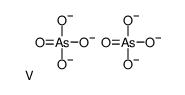 trioxido(oxo)-λ5-arsane,vanadium(4+)结构式