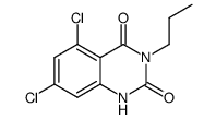 5,7-dichloro-3-propyl-1H-quinazoline-2,4-dione Structure