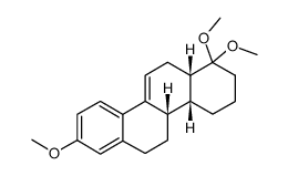 cis-syn-1,1,8-Trimethoxy-1,2,3,4,4a,4b,5,6,12,12a-decahydro-chrysen Structure