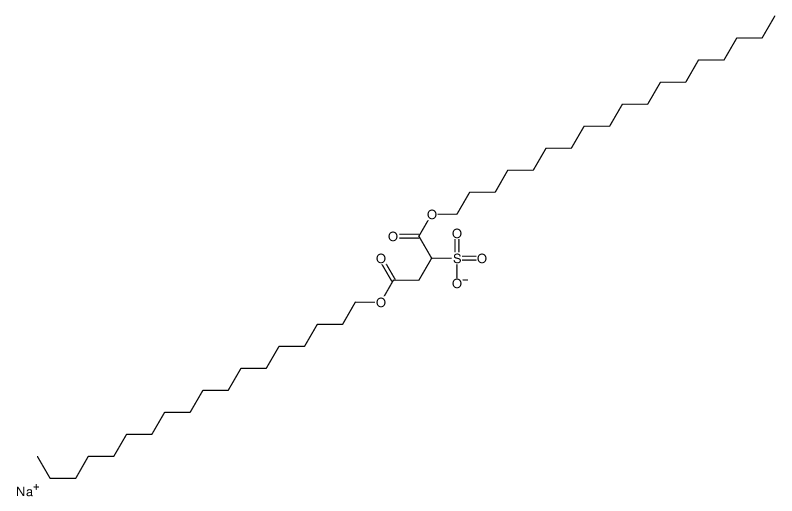 sodium 1,4-dioctadecyl sulphonatosuccinate结构式