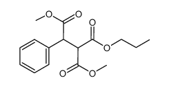 2-phenyl-3-propyloxycarbonyl-succinic acid dimethyl ester Structure