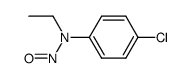 4-chloro-N-ethyl-N-nitrosoaniline结构式