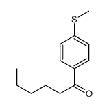 1-(4-methylsulfanylphenyl)hexan-1-one Structure