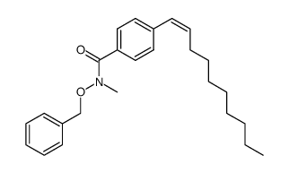 (Z)4-(1-Decenyl)-N-benzyloxy-N-methylbenzamide结构式