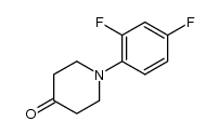 1-(2,4-difluorophenyl)piperidin-4-one Structure