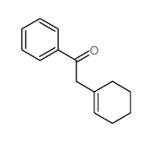 Ethanone,2-(1-cyclohexen-1-yl)-1-phenyl-结构式