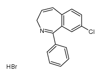 8-chloro-1-phenyl-3H-2-benzazepine hydrobromide Structure