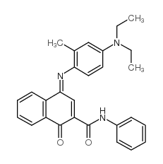 2-PHENYLCARBAMOYL-1,4-NAPHTHOQUINONE-4-(4-DIETHYLAMINO-2-METHYLPHENYL)IMINE picture