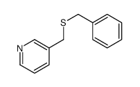 3-(benzylsulfanylmethyl)pyridine Structure