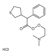 2-(dimethylamino)ethyl 2-phenyl-2-(thiolan-3-yl)ethaneperoxoate,hydrochloride结构式