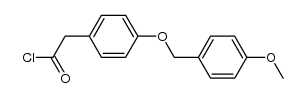 2-(4-((4-methoxybenzyl)oxy)phenyl)acetyl chloride Structure