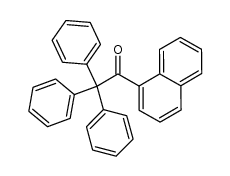 1-naphthalenyl triphenylmethyl ketone Structure