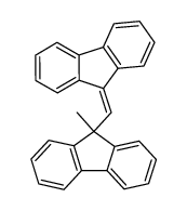 fluoren-9-ylidene-(9-methyl-fluoren-9-yl)-methane结构式