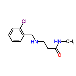 N3-(2-Chlorobenzyl)-N-methyl-β-alaninamide Structure
