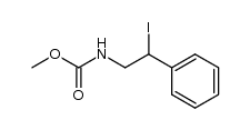 methyl (2-iodo-2-phenylethyl)carbamate结构式