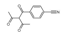 3-(4-cyanobenzoyl)-2,4-pentanedione结构式