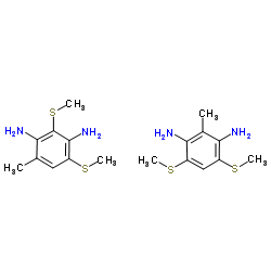 2,4-二氨基-3,5-二甲硫基甲苯结构式