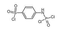 N-dichlorophosphoryl-sulfanilyl chloride Structure