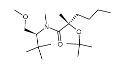 (S)-2-(tert-butoxy)-N-((S)-1-methoxy-3,3-dimethylbutan-2-yl)-N,2-dimethylhexanamide结构式