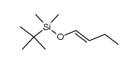 1-dimethyltertbutylsiloxy-1-butene-(Z) Structure
