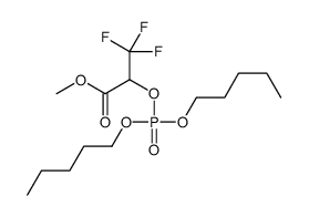 methyl 2-dipentoxyphosphoryloxy-3,3,3-trifluoropropanoate Structure