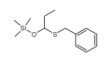 (1-(benzylthio)propoxy)trimethylsilane结构式