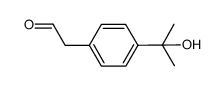 3-[4-(1-hydroxy-1-methylethyl)phenyl]acetaldehyde Structure