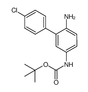 tert-butyl (6-amino-4'-chlorobiphen-3-yl)carbamate Structure