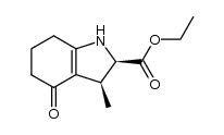 (2R,3S)-ethyl 3-methyl-4-oxo-2,3,4,5,6,7-hexahydro-1H-indole-2-carboxylate Structure