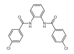 N,N'-(1,2-phenylene)bis(4-chlorobenzamide) Structure