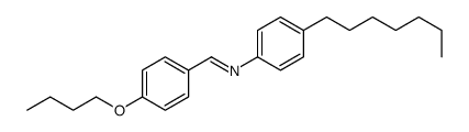 1-(4-butoxyphenyl)-N-(4-heptylphenyl)methanimine Structure