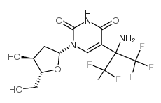 5-(2-aminohexafluoroprop-2-yl)-2'-deoxyuridine Structure