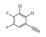 2,3-二氯-4,5-二氟苯甲腈结构式