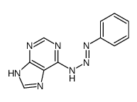 N-(7H-purin-6-yldiazenyl)aniline Structure