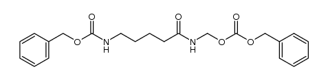 N,O-bis-CBZ-5-amino-N-(hydroxymethyl)pentanamide Structure