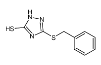 5-benzylsulfanyl-1,2-dihydro-1,2,4-triazole-3-thione结构式