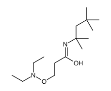 3-(diethylaminooxy)-N-(2,4,4-trimethylpentan-2-yl)propanamide结构式