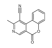 2-methyl-5-oxochromeno[3,4-c]pyridine-1-carbonitrile Structure