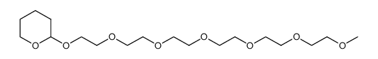 2-((2,5,8,11,14,17-hexaoxanonadecan-19-yl)oxy)tetrahydro-2H-pyran Structure